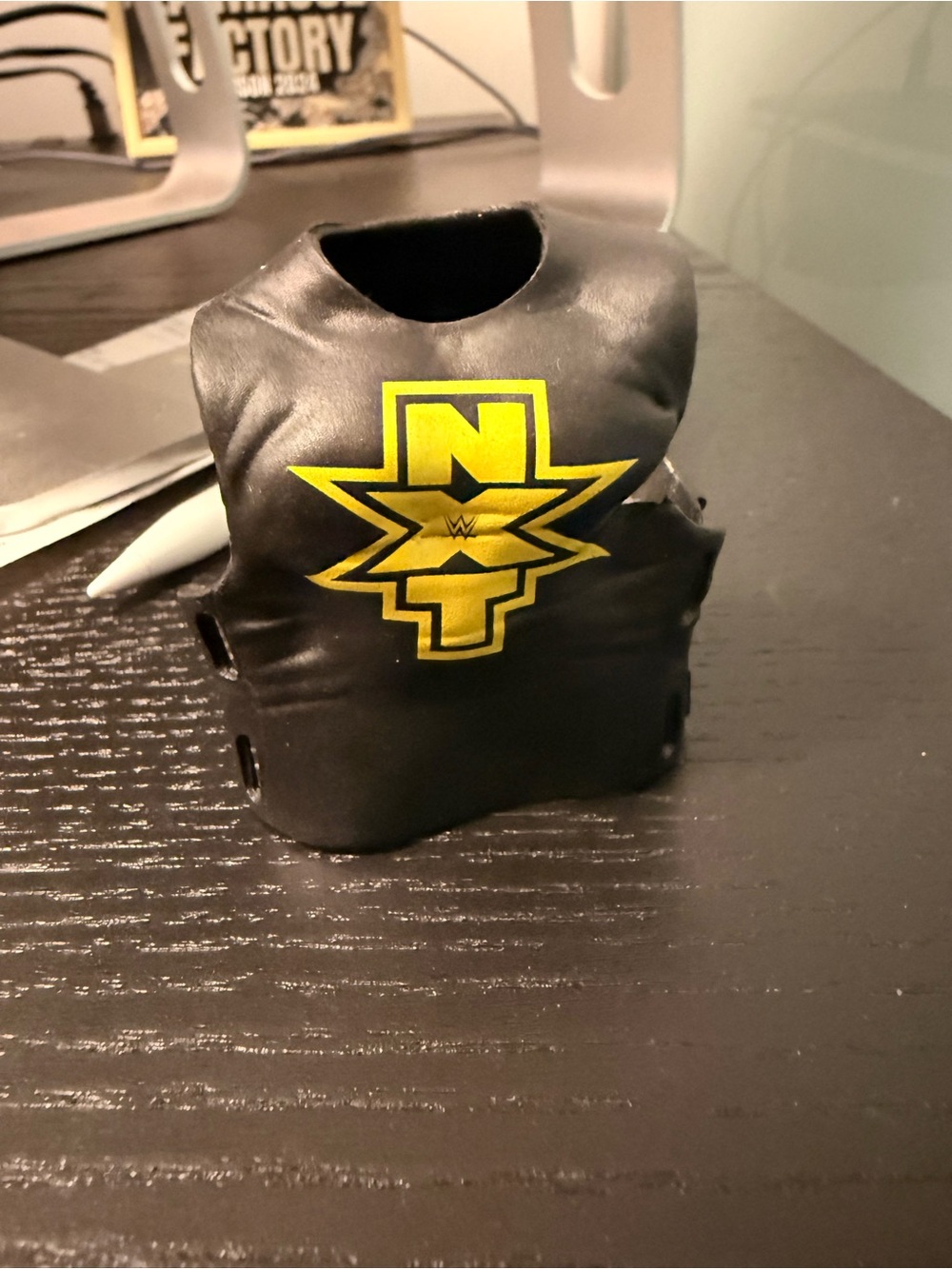 Mattel WWE NXT Black and Yellow Championship Vest Accessory